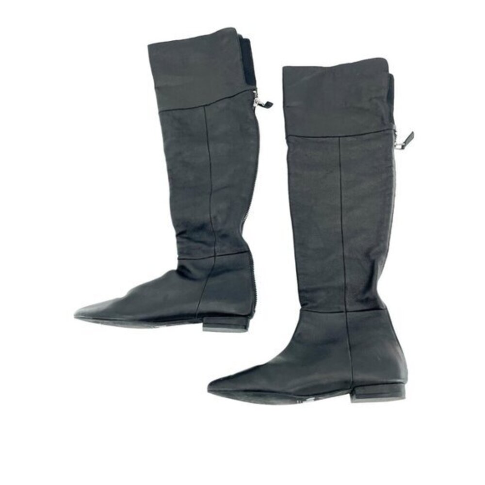 Chinese Laundry Over the Knee Boot Kristin Cavallari Black Leather SZ 8